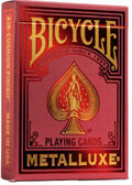 Bicycle Playing Cards: Metalluxe Holiday Red