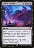 Invoke Despair (PPNEO-101) - Kamigawa: Neon Dynasty Promos Foil