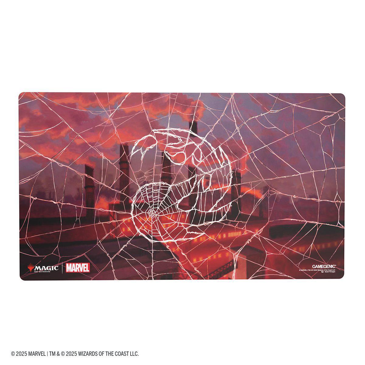Magic The Gathering Marvel's Spider-Man Playmat: Mountain - Shiny Surface