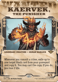 Kaervek, the Punisher (Showcase) (OTJ-289) - Outlaws of Thunder Junction: (Showcase) (Borderless) Foil