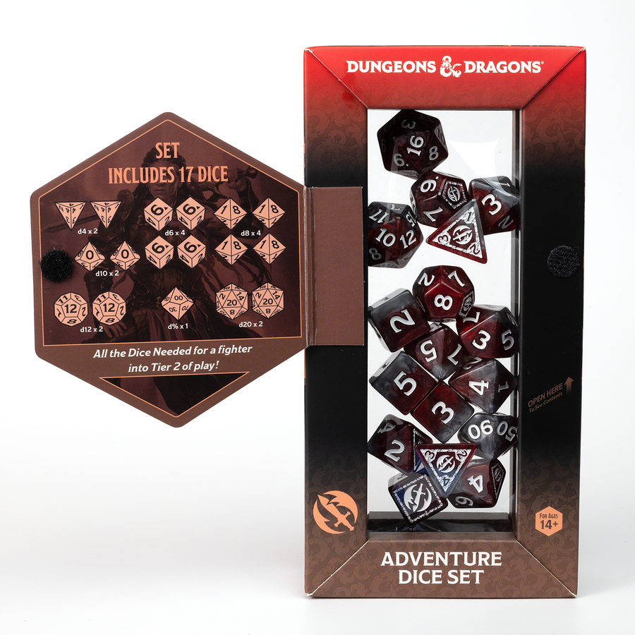 D&D Adventure Dice: Fighter Red