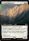 Crystal Barricade (Extended Art) (FDN-444) - Foundations: (Extended Art) Foil