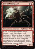 Fear of Missing Out (DSK-136) - Duskmourn: House of Horror: (enchantment) Foil