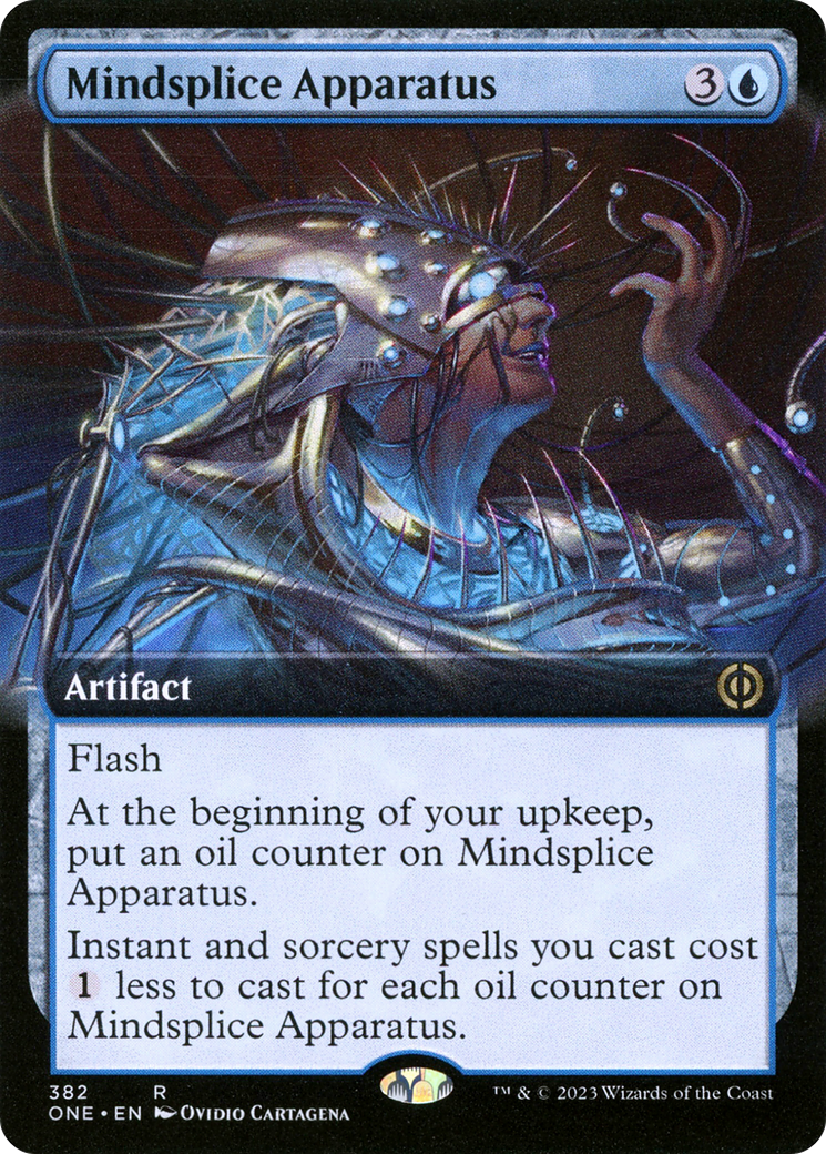Mindsplice Apparatus (Extended Art) (ONE-382) - Phyrexia: All Will Be One: (Extended Art)