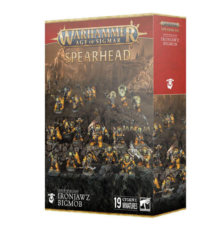 Warhammer Age Of Sigmar: Orruk Warclans Ironjawz Bigmob Spearhead