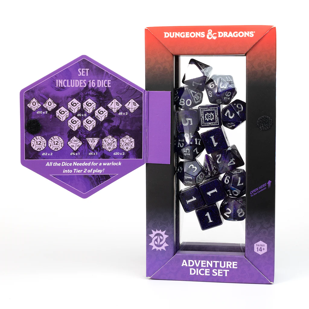 D&D Adventure Dice: Warlock Purple