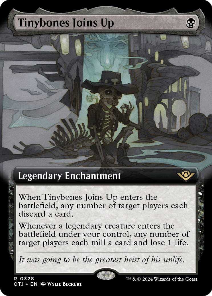 Tinybones Joins Up (Extended Art) (OTJ-328) - Outlaws of Thunder Junction: (Extended Art) Foil