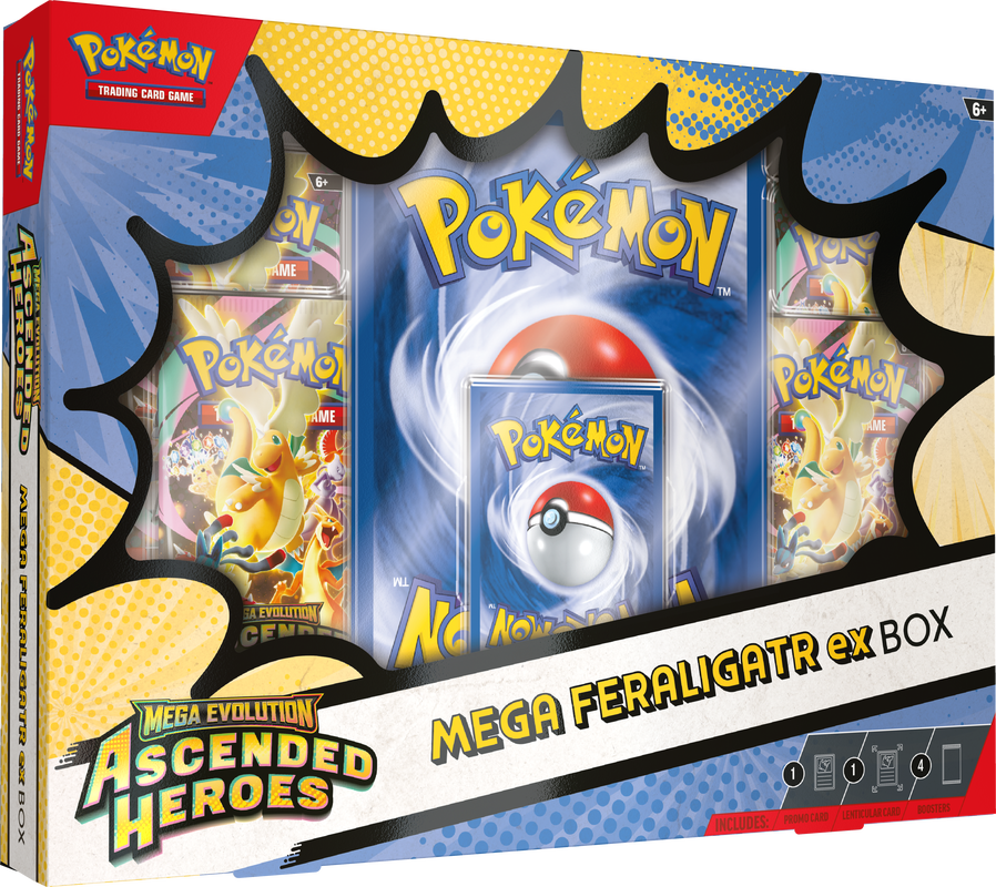 Pokemon TCG: Ascended Heroes Mega Meganium / Feraligator / Emboar EX Box