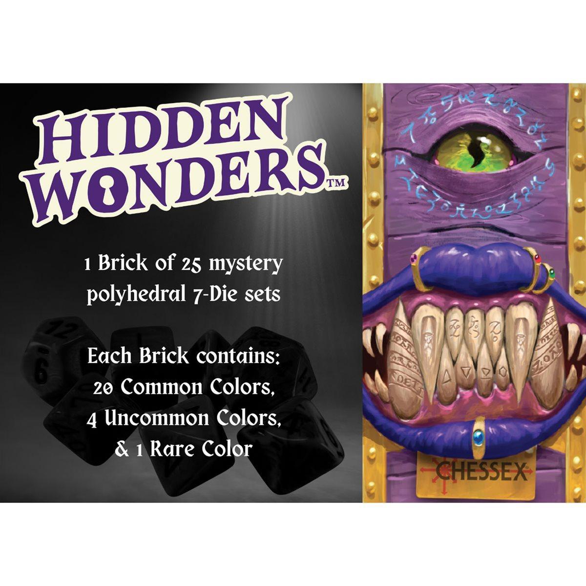 Chessex 7pc Set Hidden Wonders Blind Box