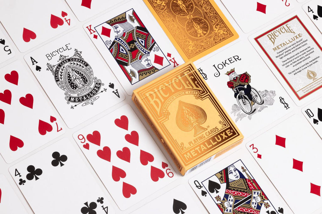 Bicycle Playing Cards: Metalluxe Orange