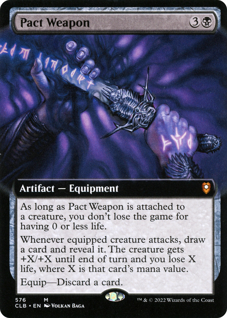 Pact Weapon (Extended Art) (CLB-576) - Commander Legends: Battle for Baldur's Gate: (Extended Art) Foil