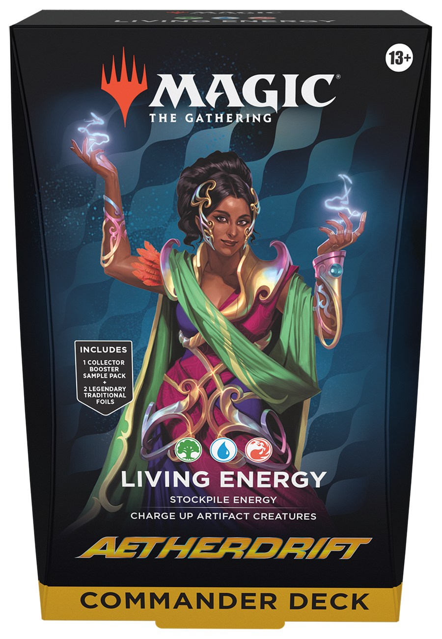 Magic The Gathering: Aetherdrift Commander Decks: Living Energy, Eternal Might