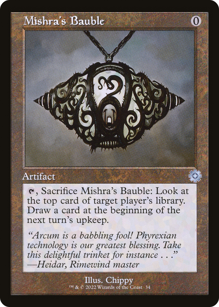 Mishra's Bauble (BRR-034) - The Brothers' War Retro Artifacts
