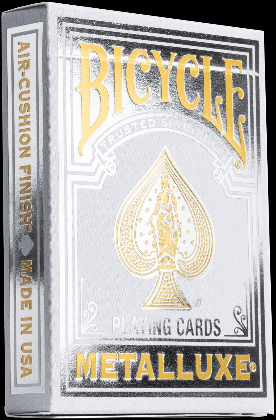 Bicycle Playing Cards: Metalluxe Silver