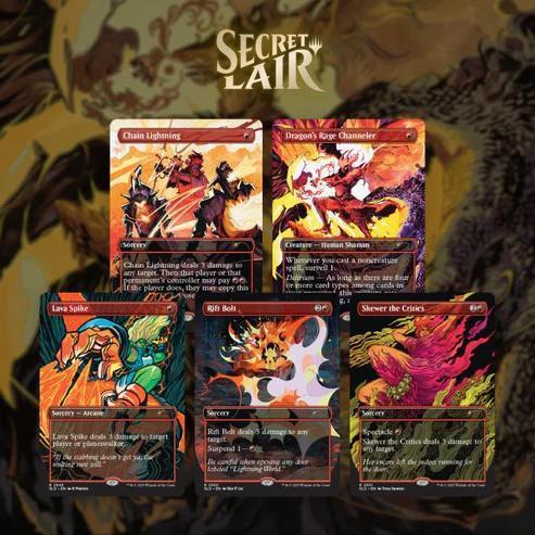 Magic The Gathering: Secret Lair Drop Series - Everything Is On Fire