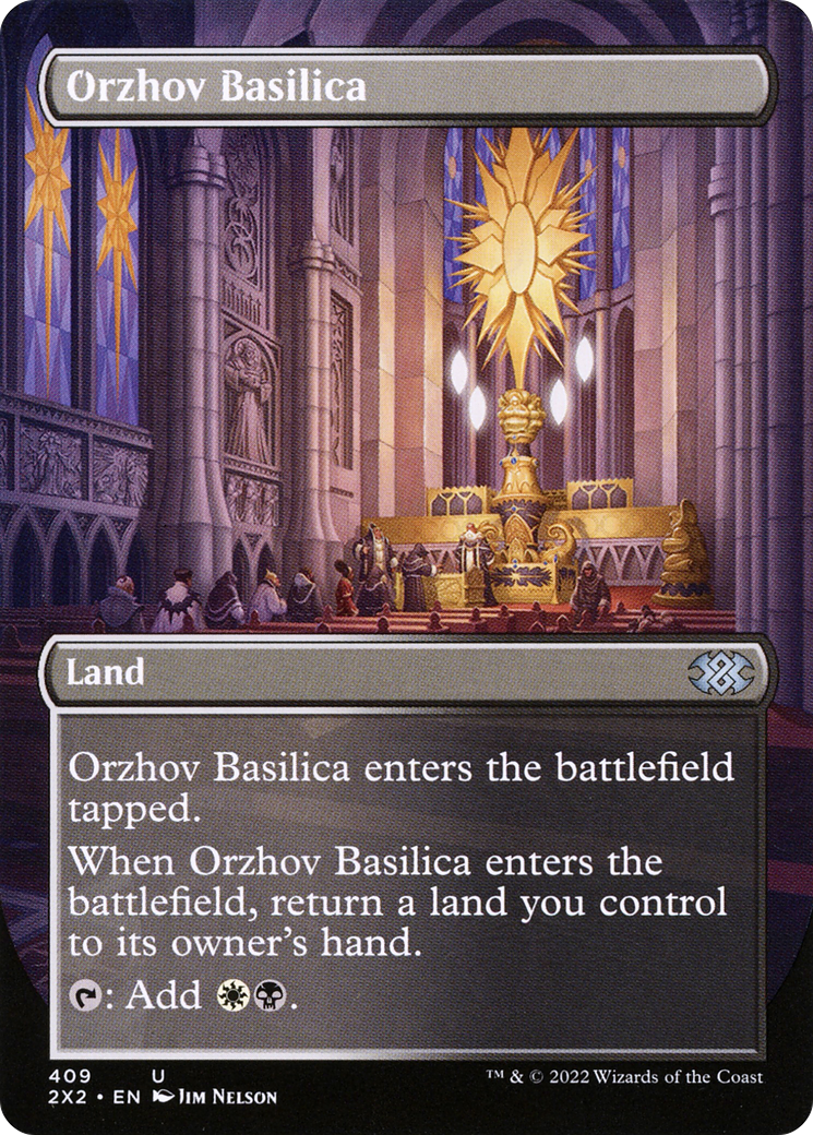 Orzhov Basilica (Borderless) (2X2-409) - Double Masters 2022