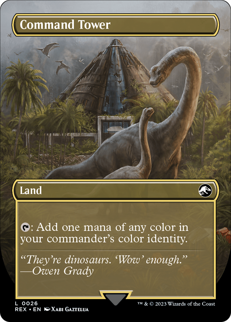 Command Tower (Borderless) (REX-026) - Jurassic World Collection