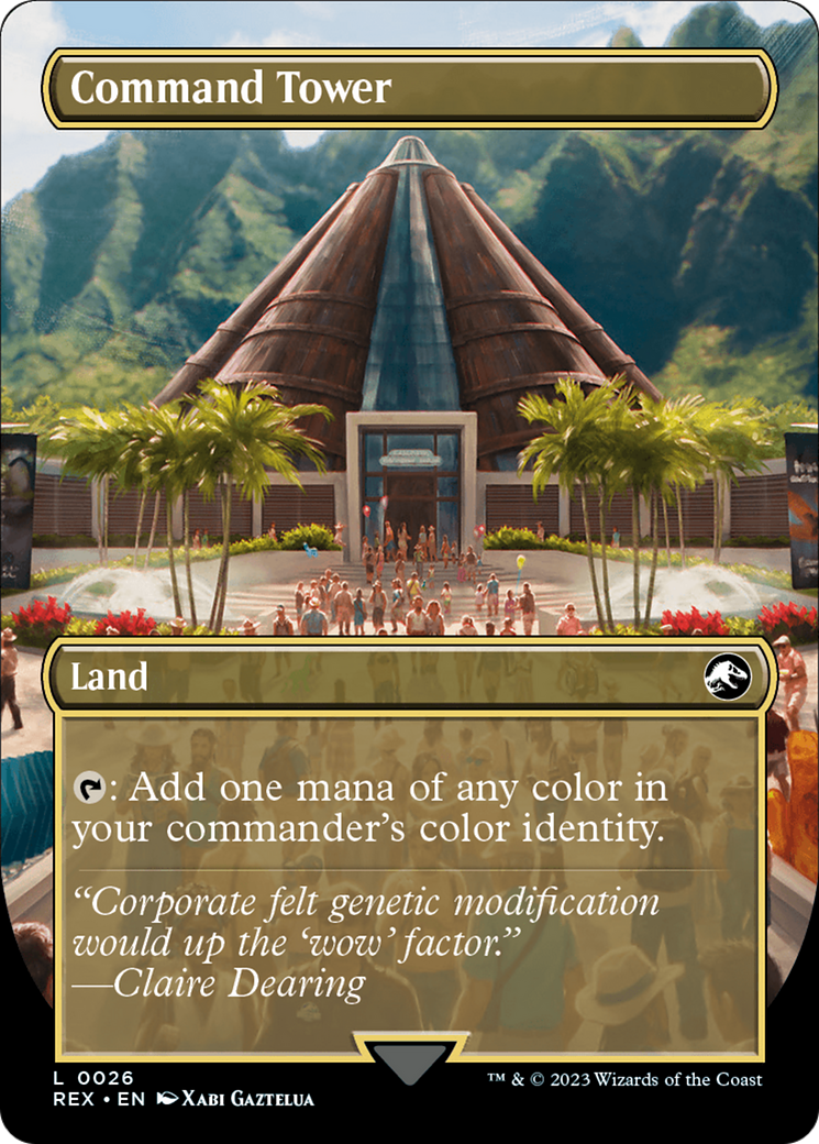 Command Tower (Borderless) (REX-026) - Jurassic World Collection