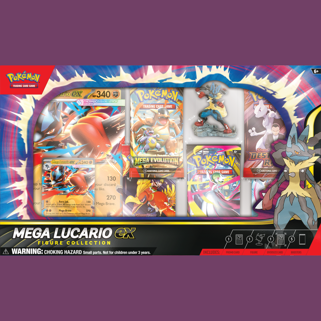 Pokemon TCG: Mega Lucario ex Figure Collection