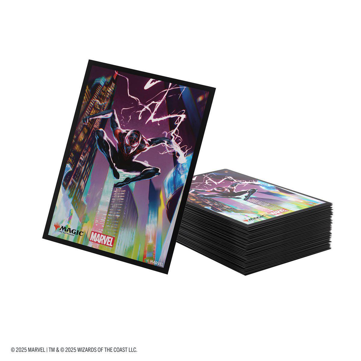 Magic The Gathering Marvel's Spider-Man Art Sleeves: Spider-Man Miles Morales