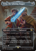 Sting, the Glinting Dagger (Borderless) (LTR-409) - The Lord of the Rings: Tales of Middle-earth Foil