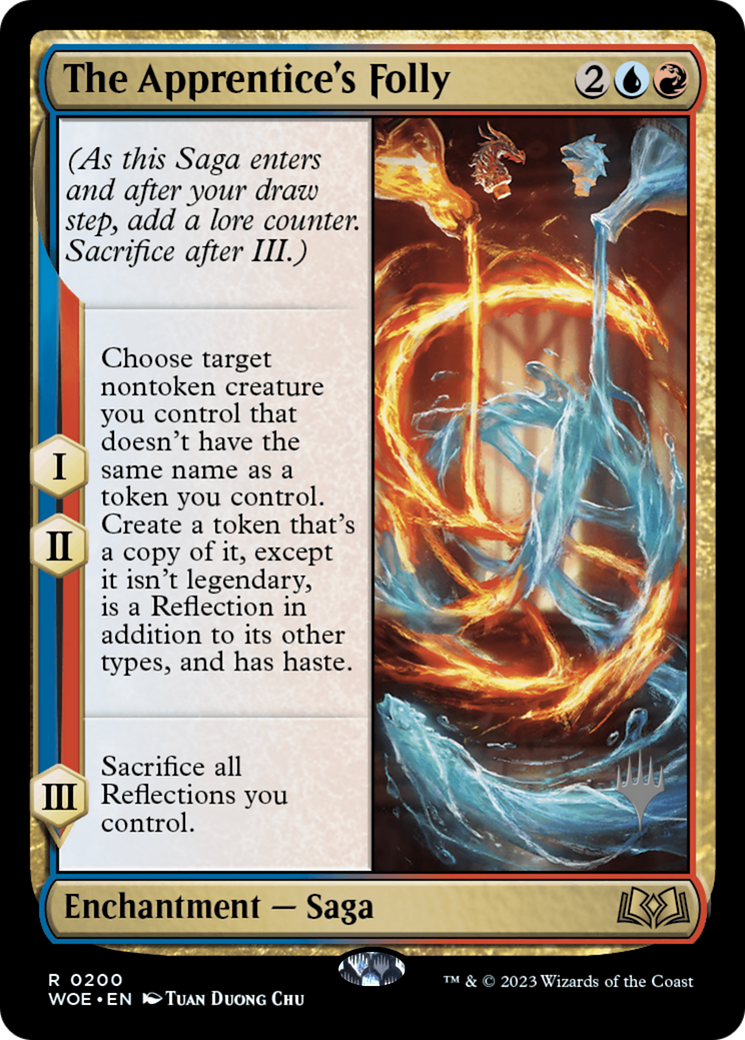 The Apprentice's Folly (PPWOE-200) - Wilds of Eldraine Promos Foil