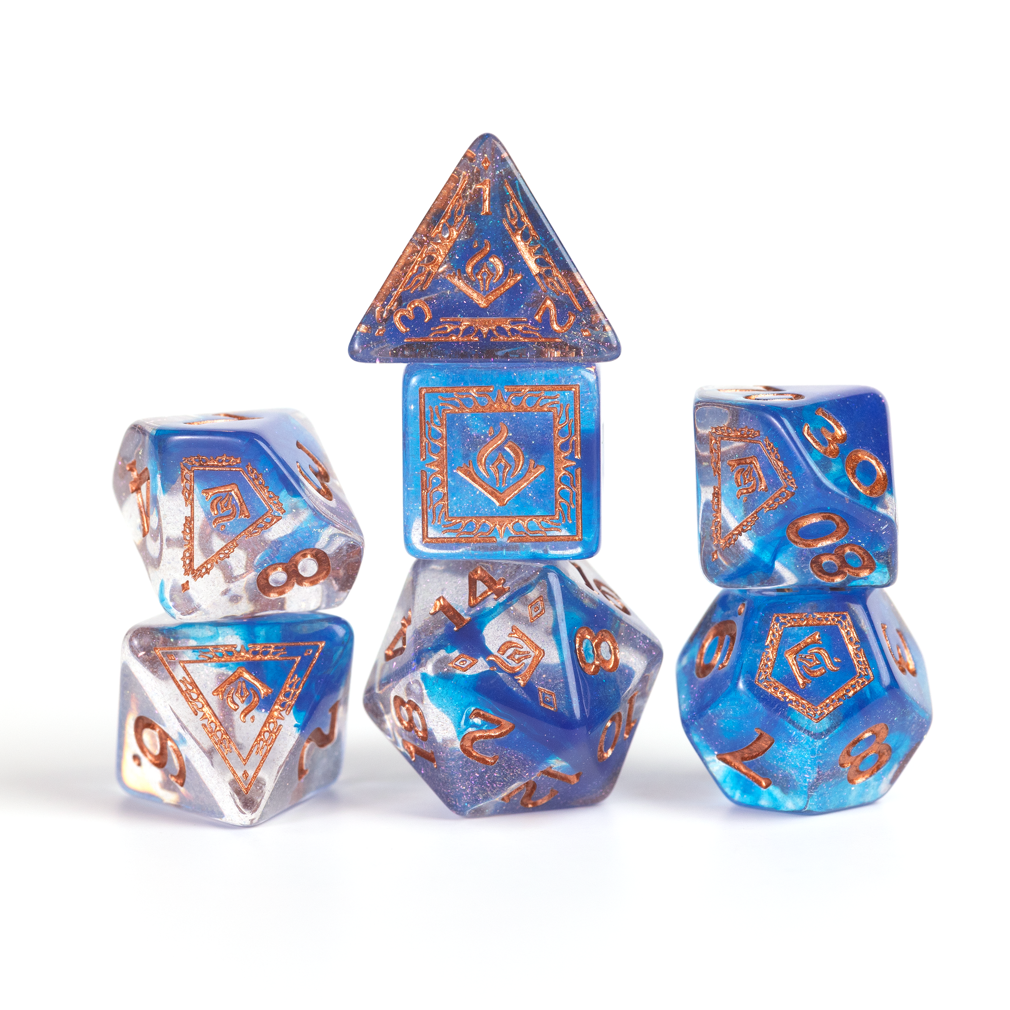 D&D Adventure Dice: Wizard Blue