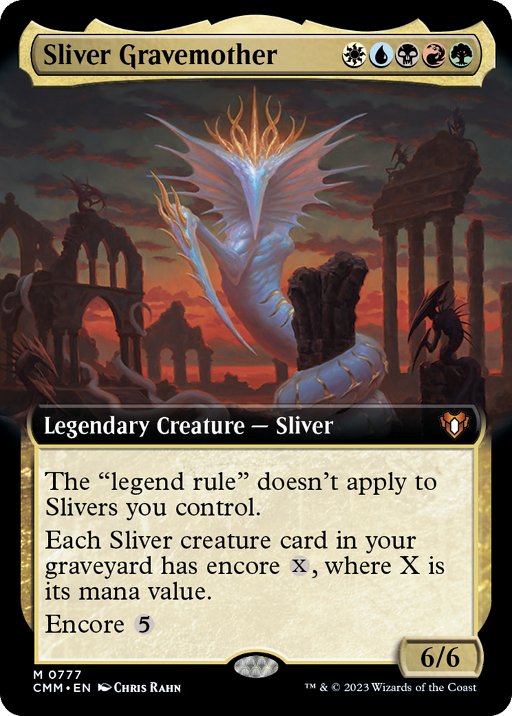 Sliver Gravemother (Extended Art) (CMM-777) - Commander Masters: (Extended Art)