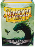 Dragon Shield Matte Sleeves: 100CT Emerald