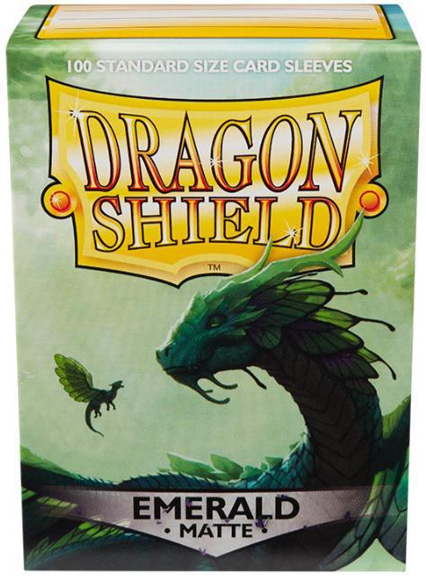 Dragon Shield Matte Sleeves: 100CT Emerald