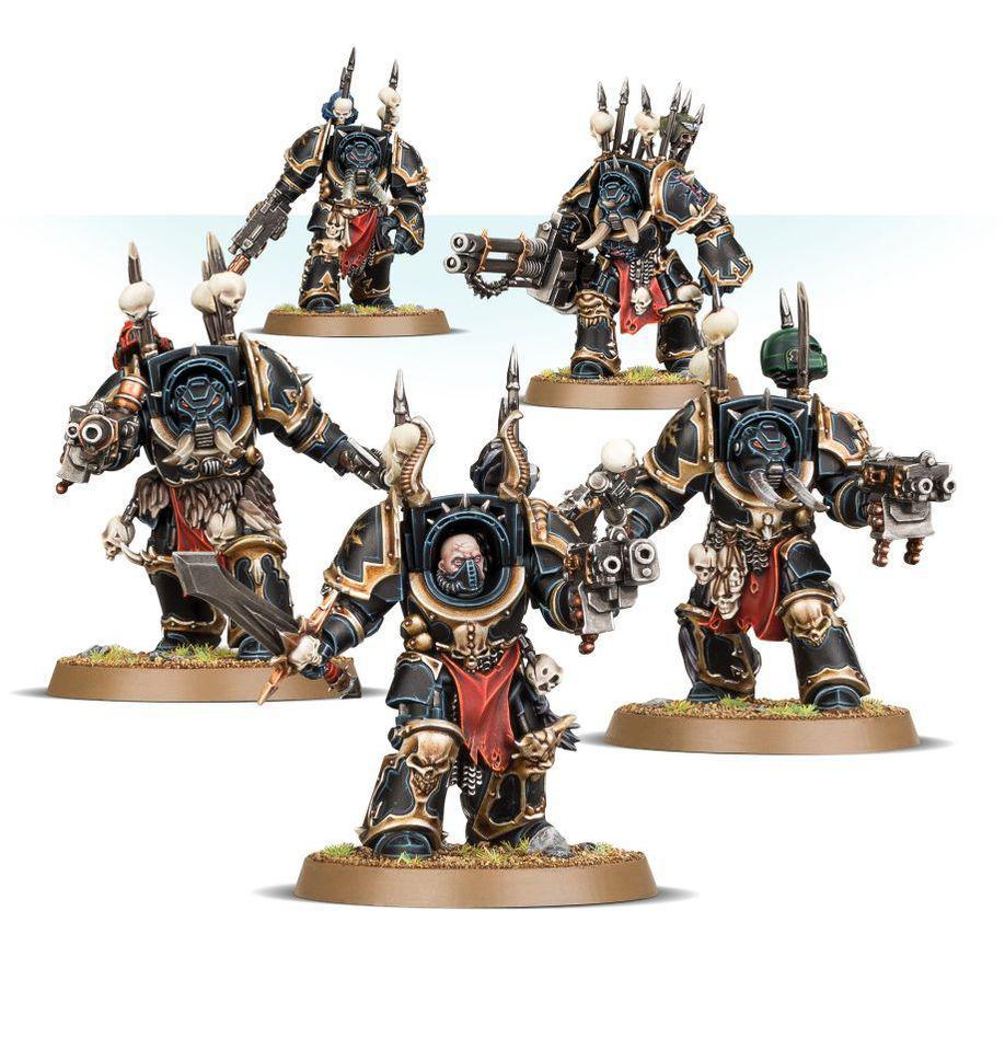 Warhammer 40k Chaos Space Marines, Chaos Terminator Squad