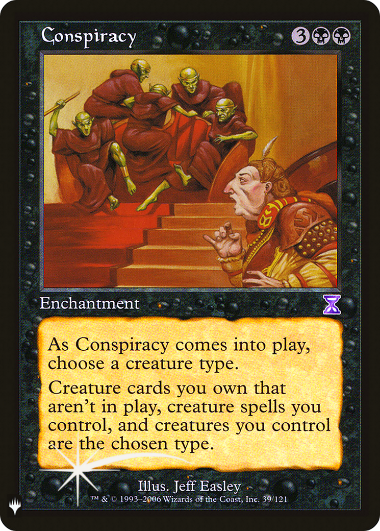 Conspiracy (LIST-039) - The List Foil