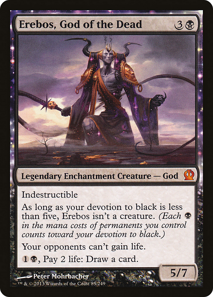 Erebos, God of the Dead (THS-085) - Theros: (enchantment)