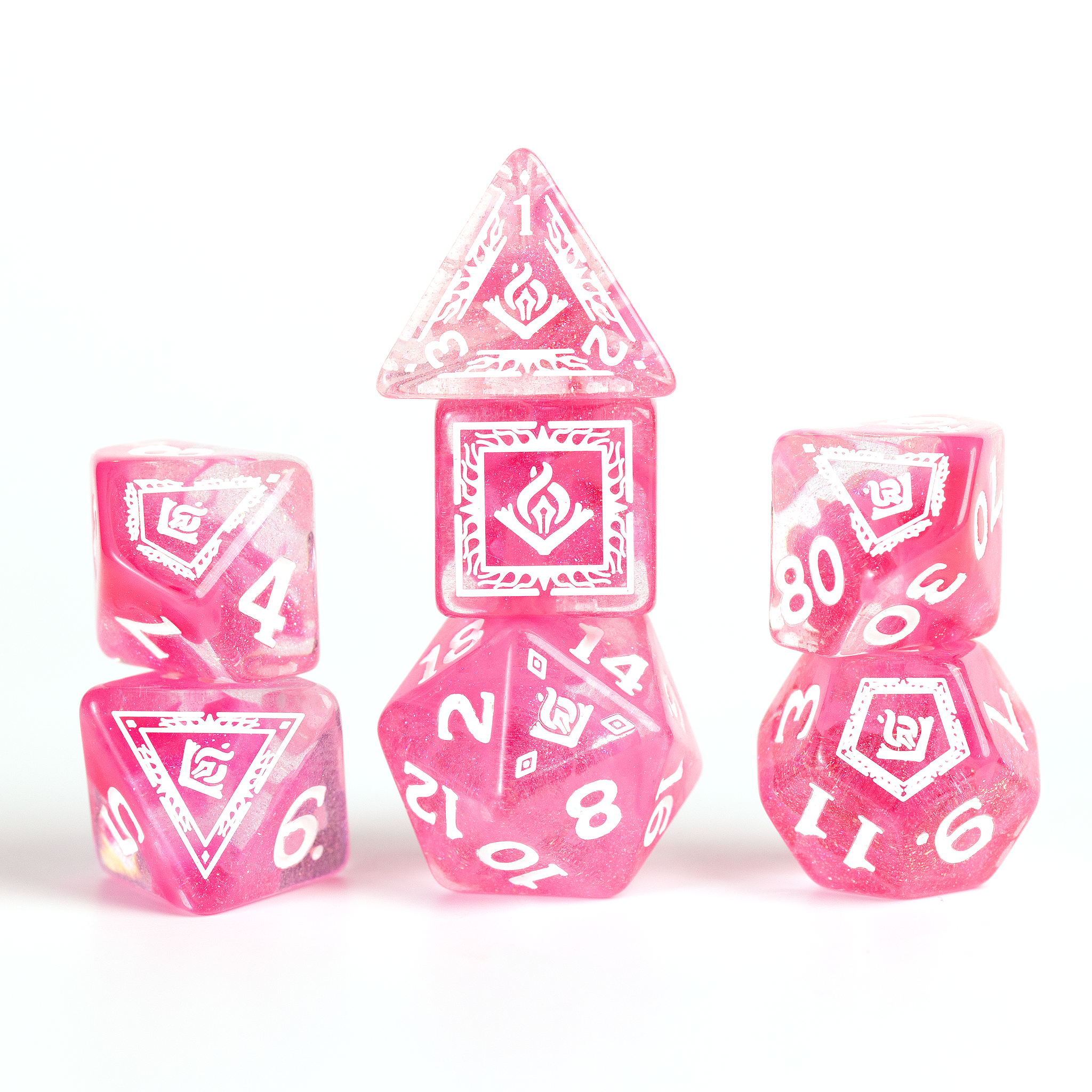 D&D Adventure Dice: Wizard Fuchsia