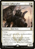 Combat Calligrapher (C21-014) - Commander 2021