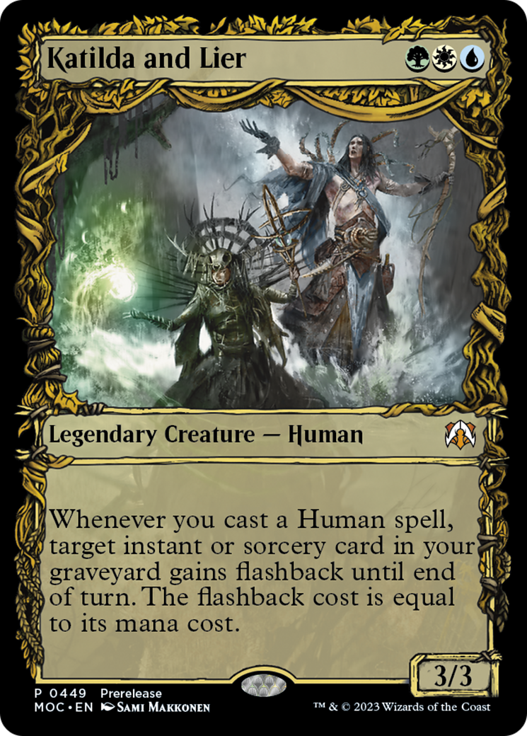 Katilda and Lier (Showcase) (PRE-449) - March of the Machine Commander: (Showcase) Foil