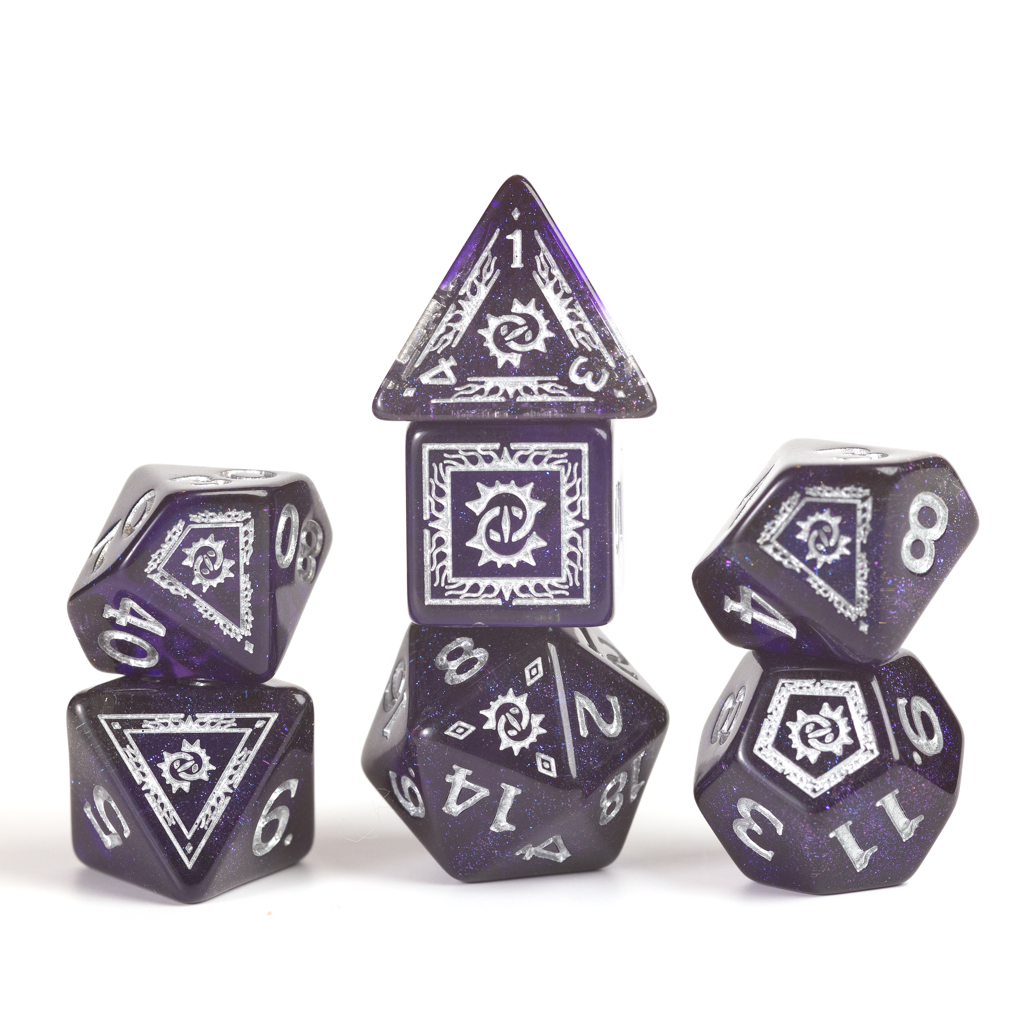 D&D Adventure Dice: Warlock Purple