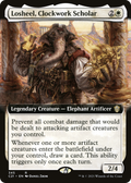 Losheel, Clockwork Scholar (Extended Art) (C21-345) - Commander 2021: (Extended Art)