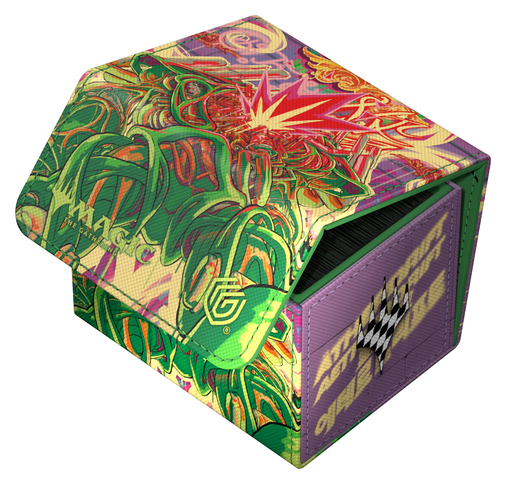 Ultimate Guard Deck Case Sidewinder 100+ Xenoskin MTG Aetherdrift: Pyrewood Gearhulk
