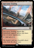 Spectator Seating (CMM-427) - Commander Masters Foil