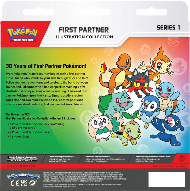 Pokemon TCG: First Partner Illustration Collection