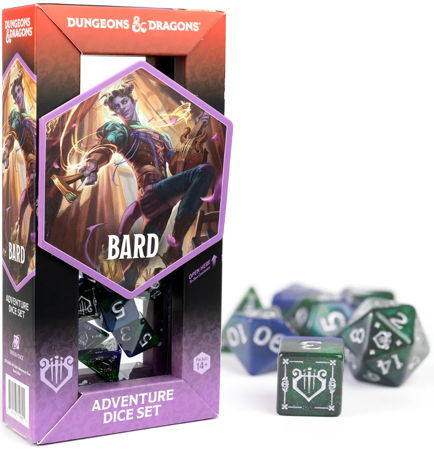 D&D Adventure Dice: Bard Blue