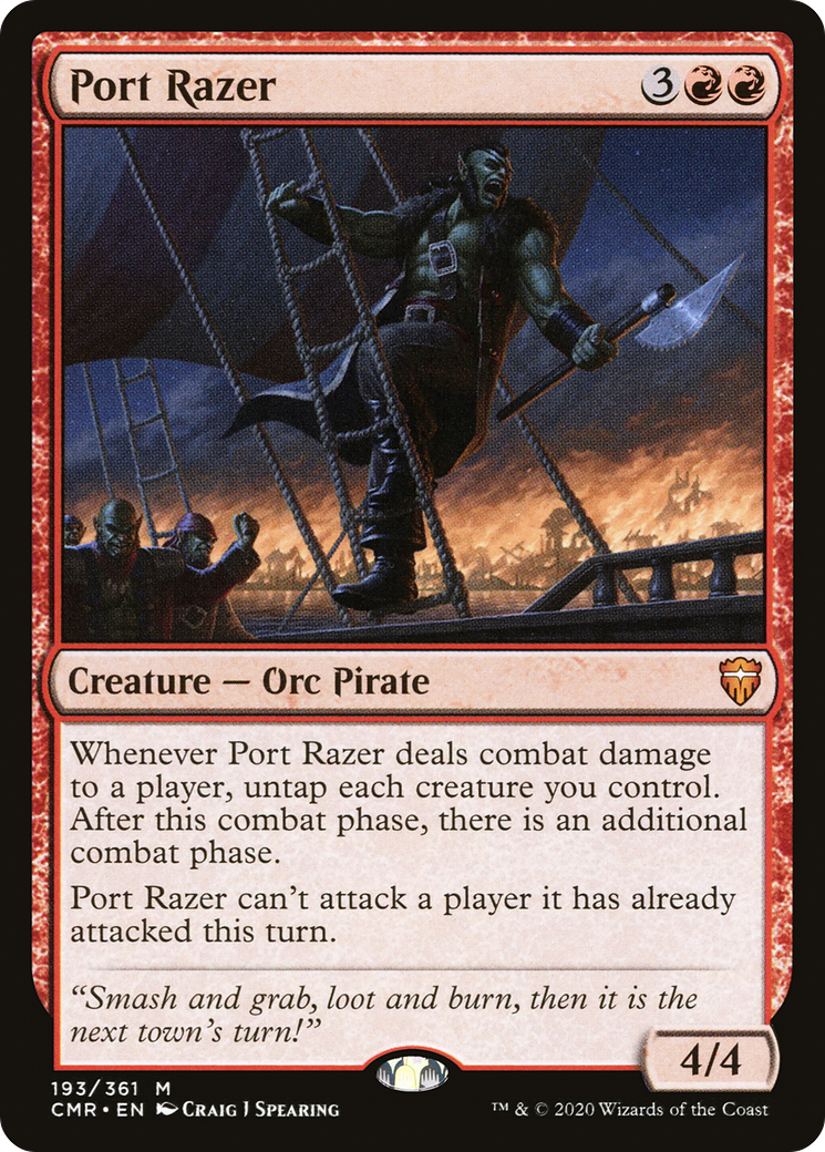 Port Razer (CMR-193) - Commander Legends Foil