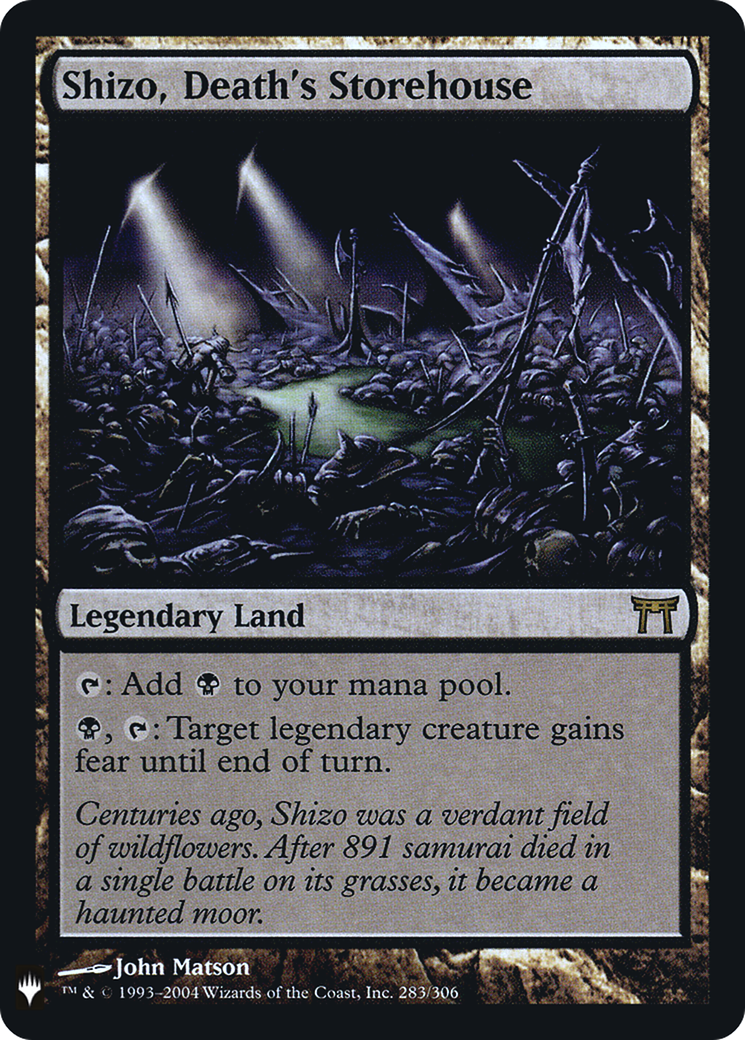 Shizo, Death's Storehouse (LIST-283) - The List Foil