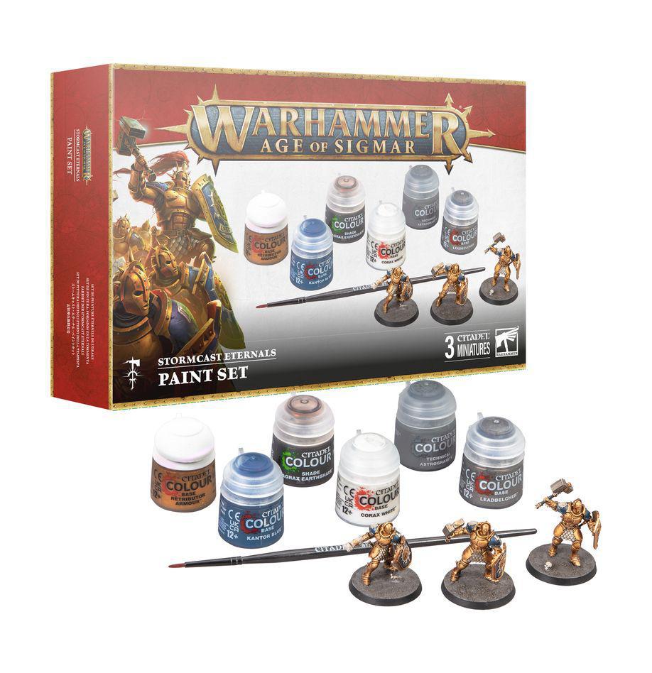 Warhammer Age of Sigmar: Stormcast Eternals, Paint Set