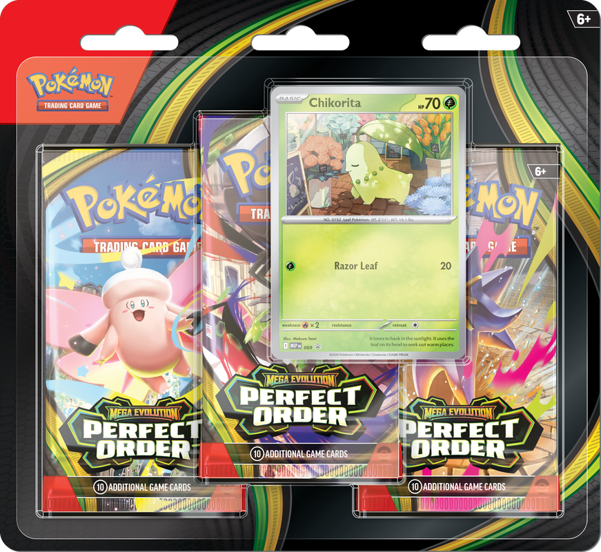 Pokemon TCG: Perfect Order 3 Pack Blister