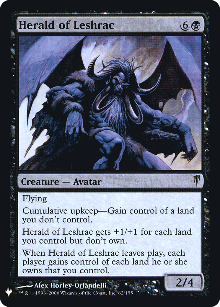 Herald of Leshrac (LIST-062) - The List Foil