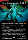 Ureni, the Song Unending (Borderless) (TDM-374) - Tarkir: Dragonstorm: (Showcase) Foil