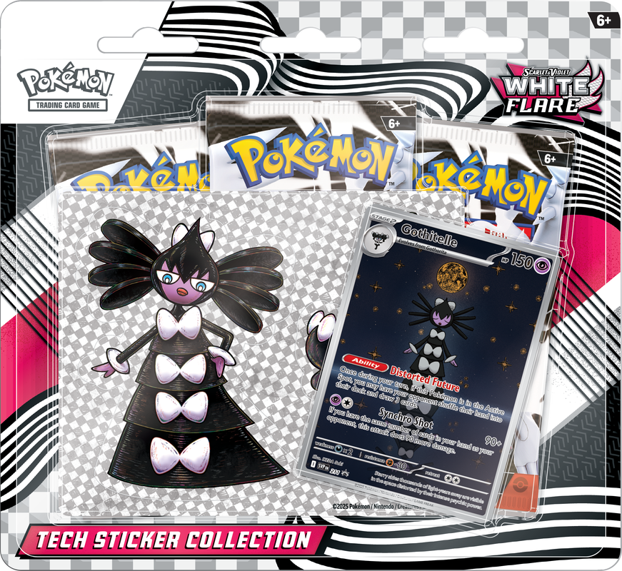 Pokemon TCG: White Flare Sticker Sheet