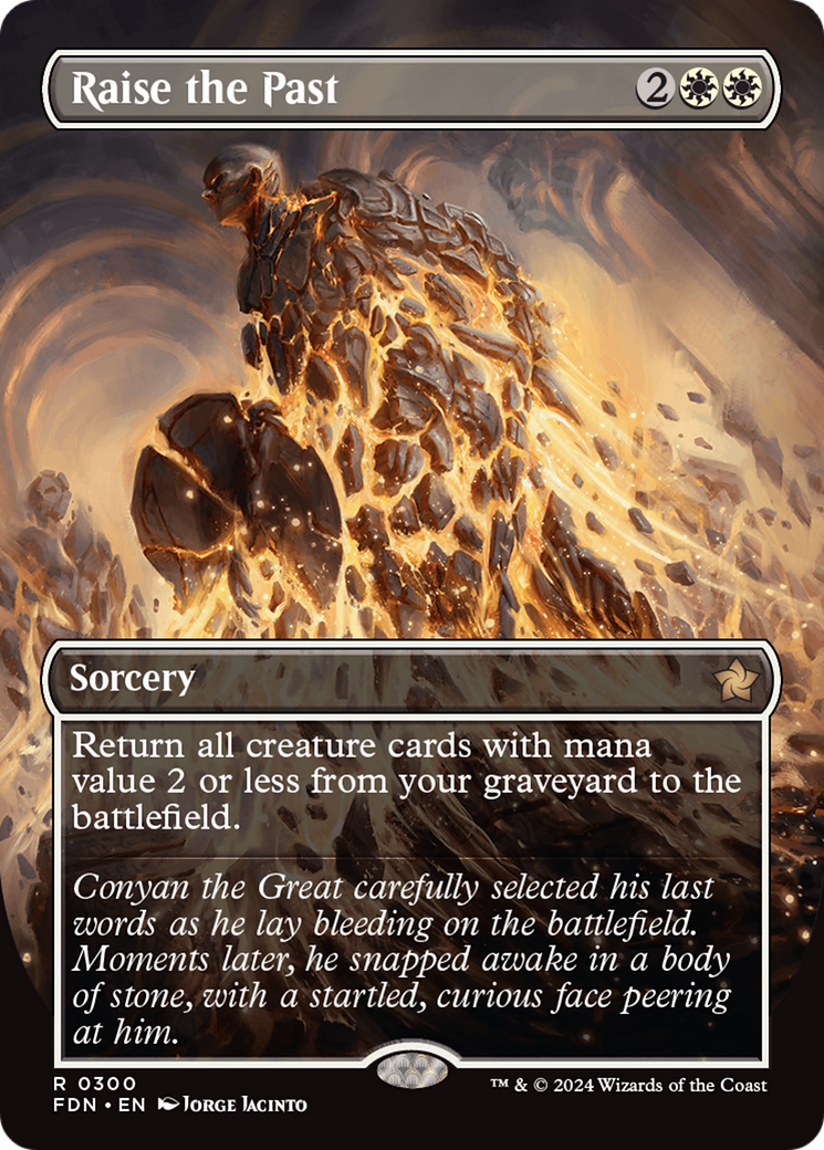 Raise the Past (Borderless) (FDN-300) - Foundations